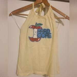 VTG Y2K Guess Hard Core Halter